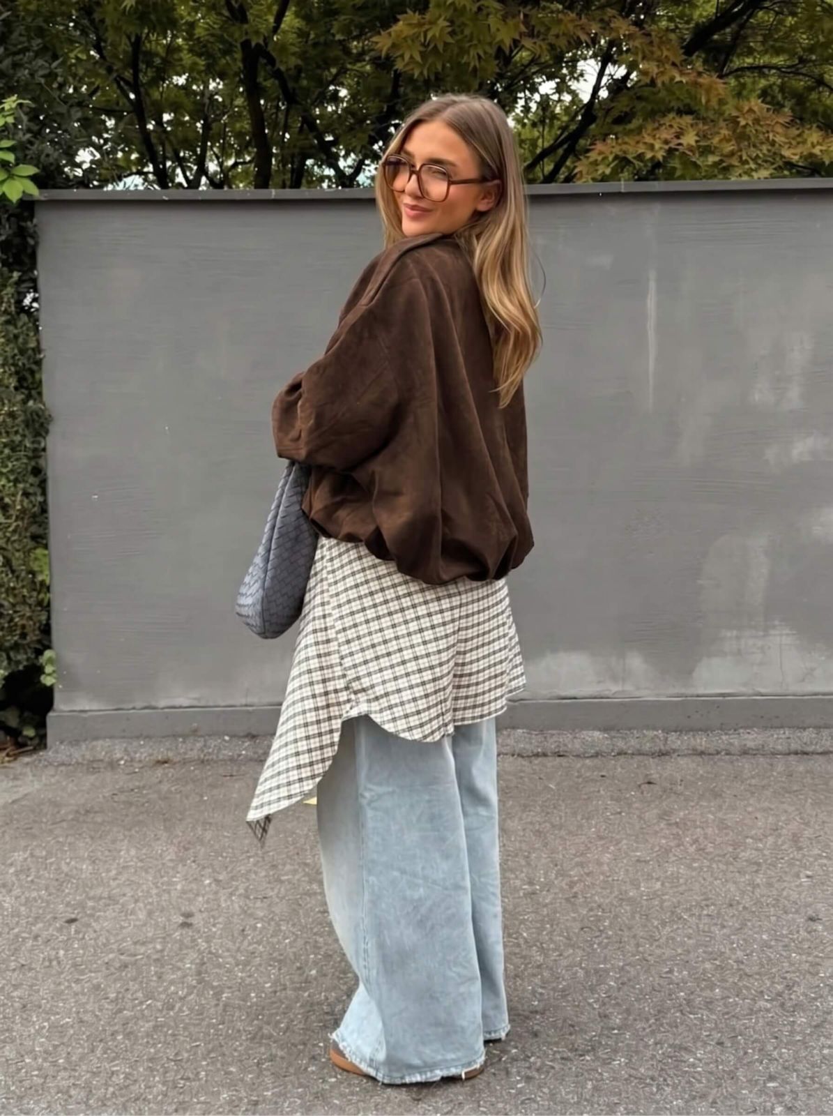 Juni Suede Bomber Jacket Chocolate