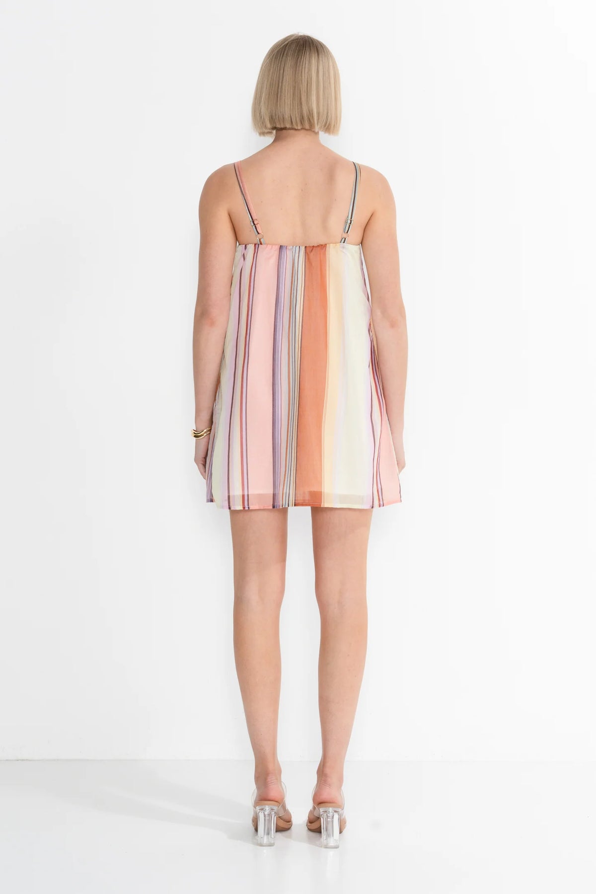 Sorbet Stripe Mini Dress