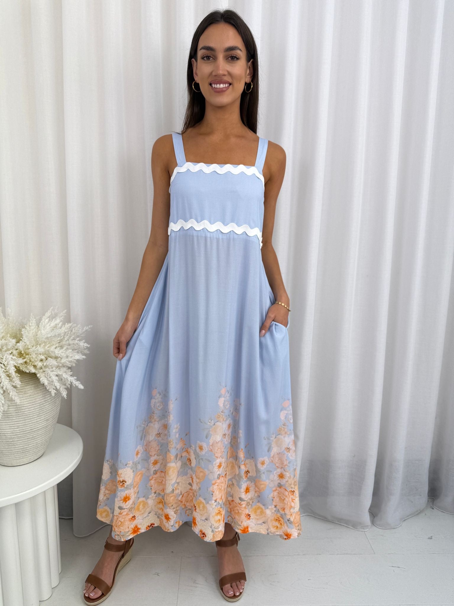 Bianca Maxi Dress Blue