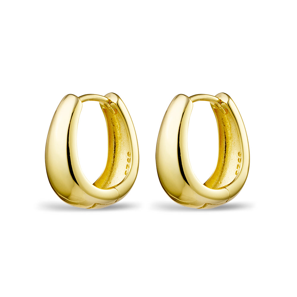 Chunky Mini Hoop Earrings