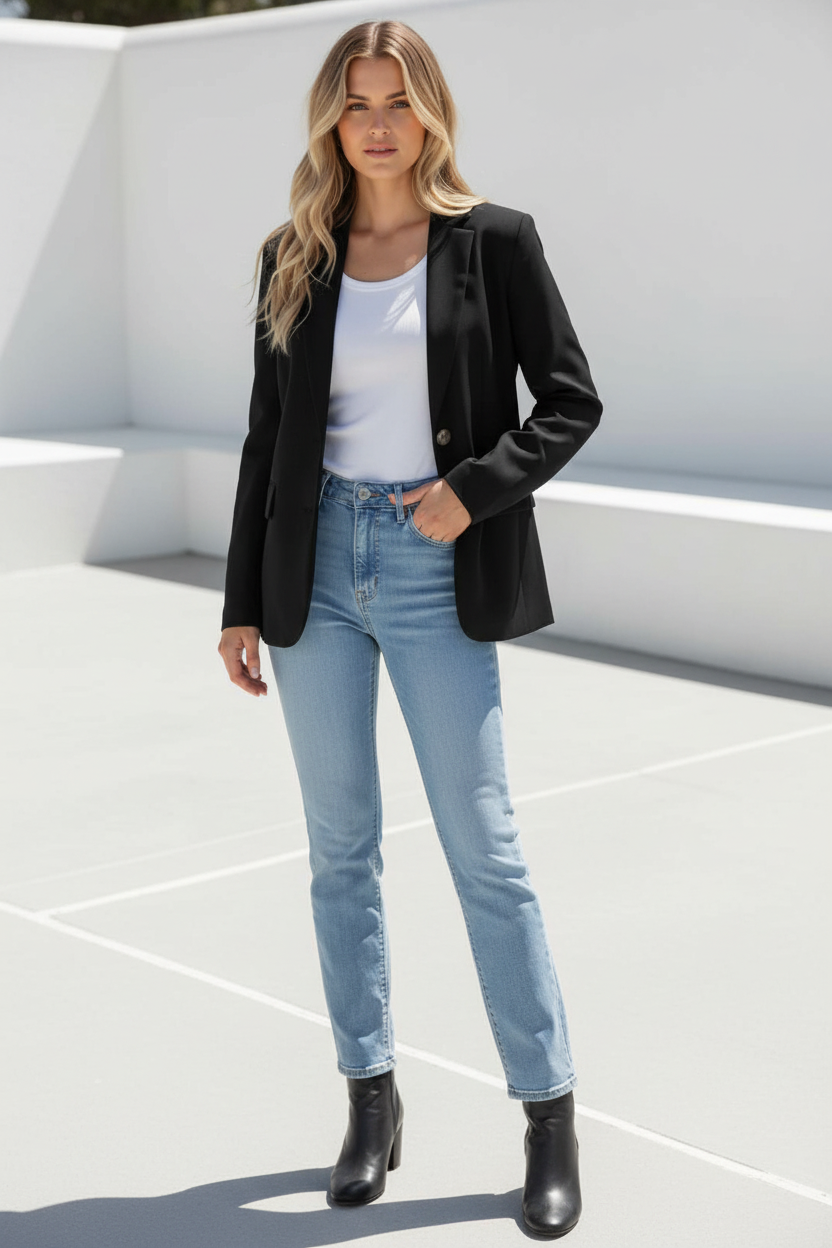 Trayana Black Blazer