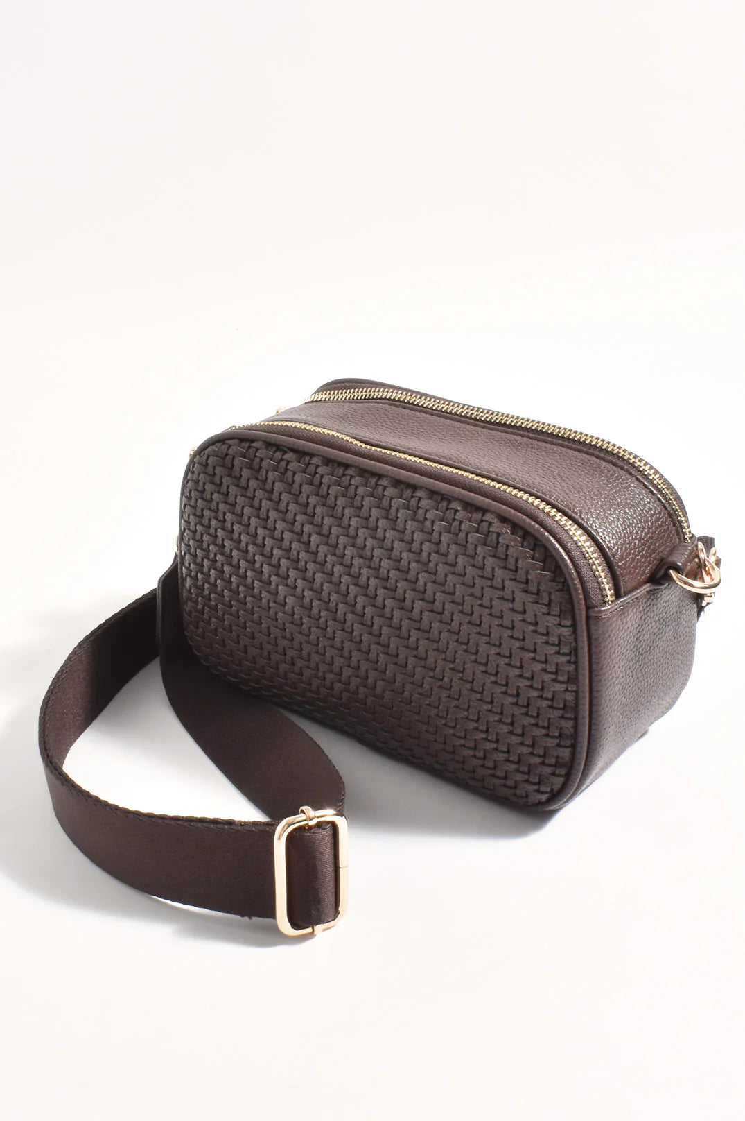 Percy Weave Crossbody Bag
