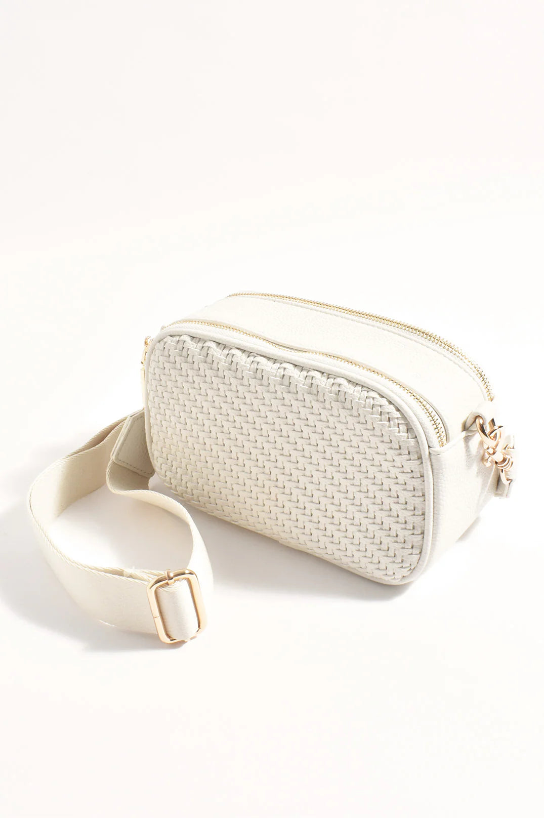 Percy Weave Crossbody Bag