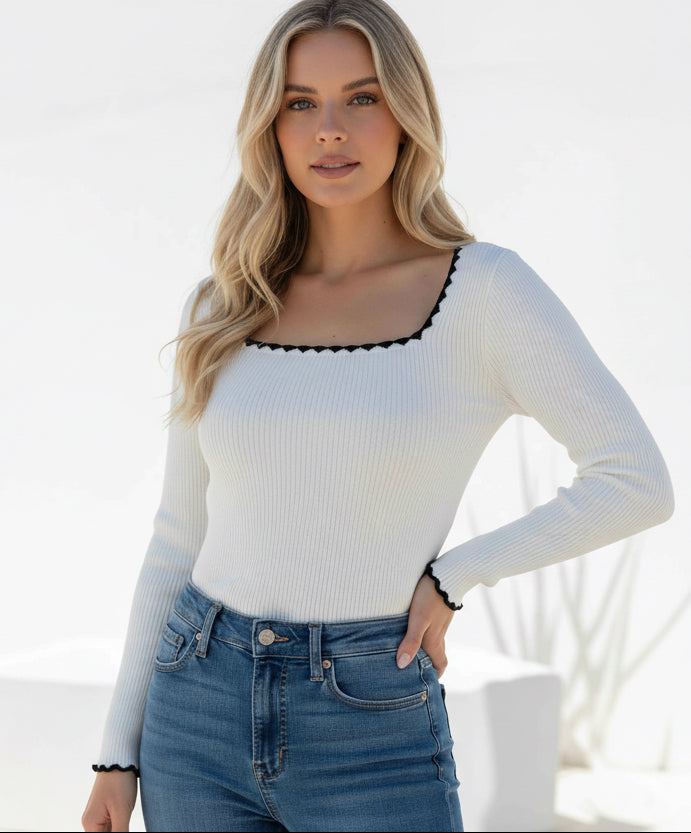 Leonie Knit Tops