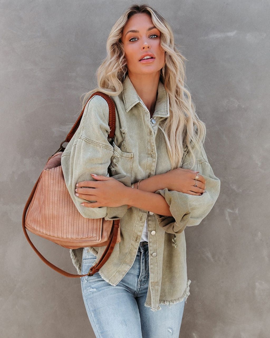 Felicity Denim Jacket Sage