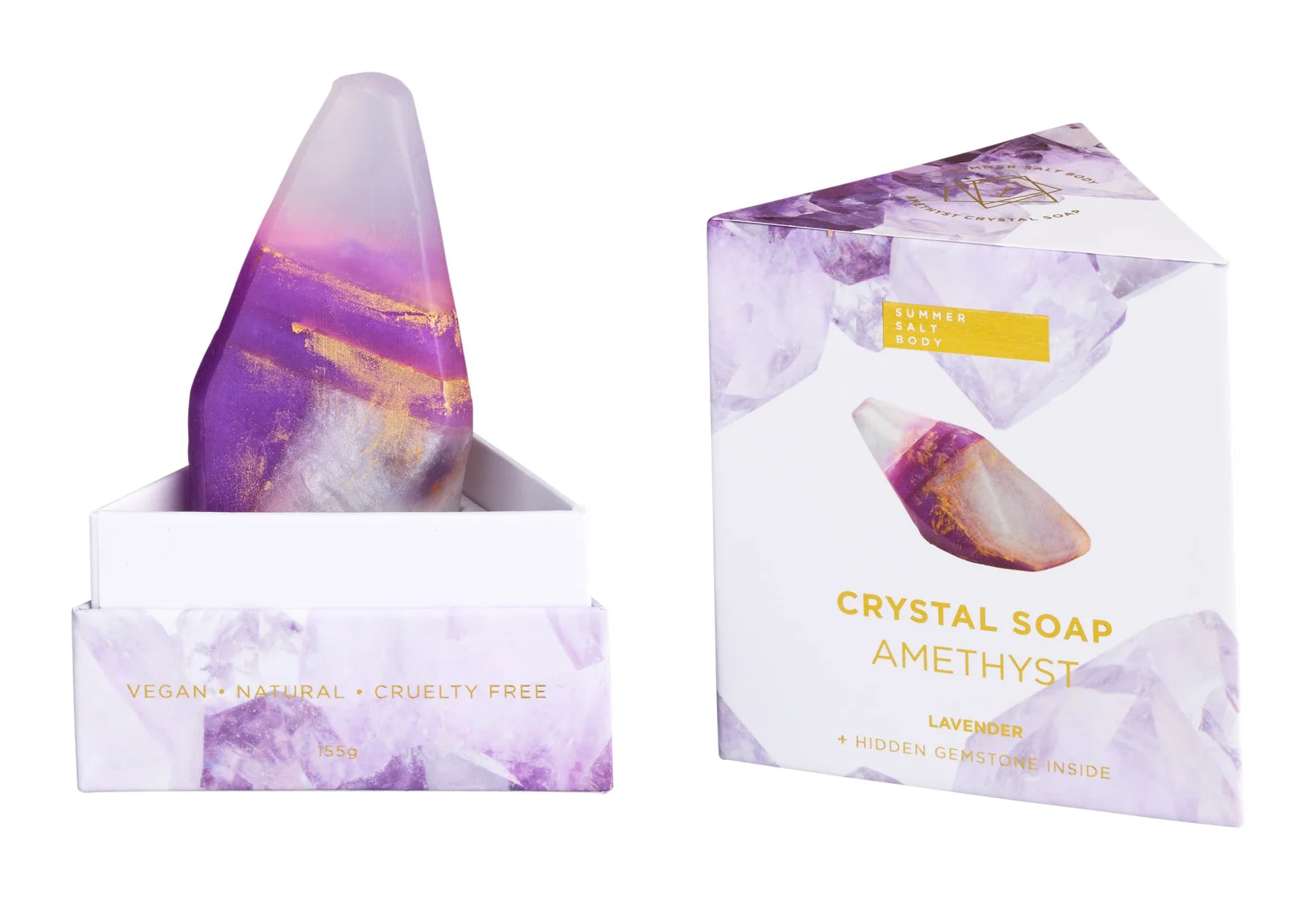 Amethyst Crystal Soap