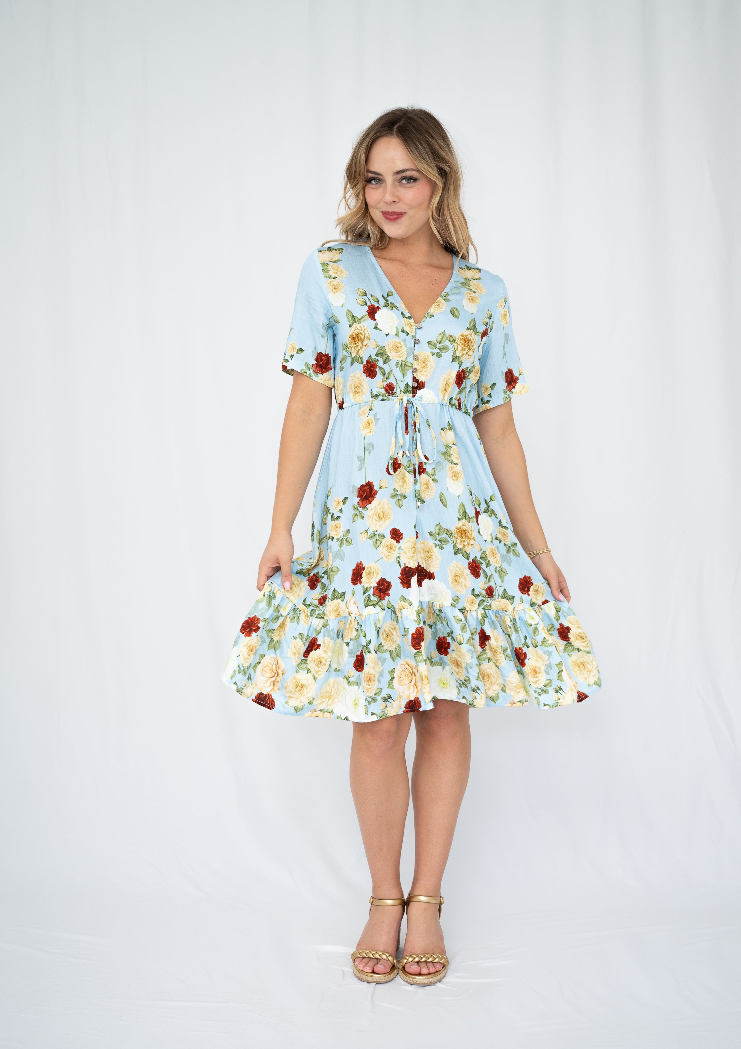 Lizzy Short Dress Blue