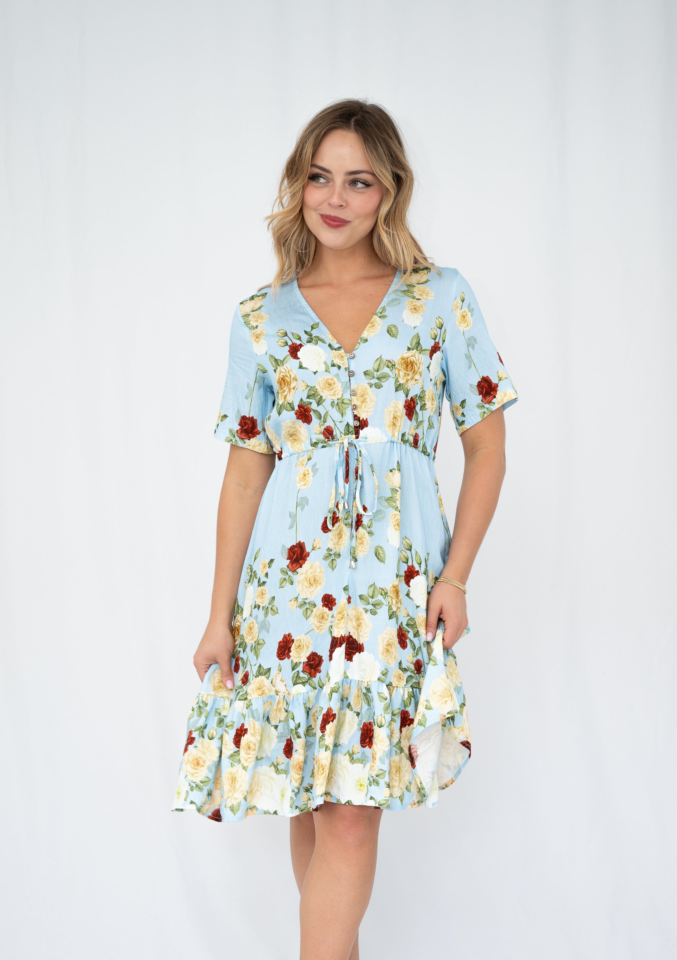 Lizzy Short Dress Blue