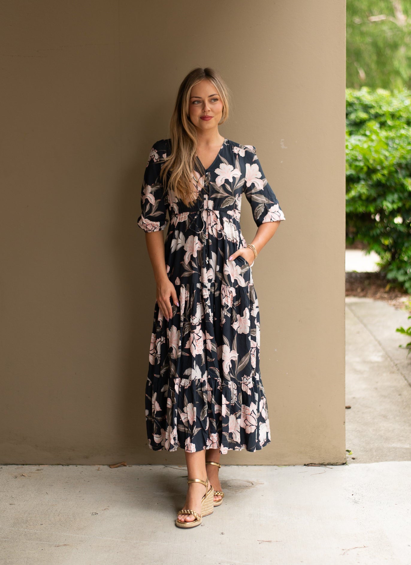 Venice Floral Maxi Dress