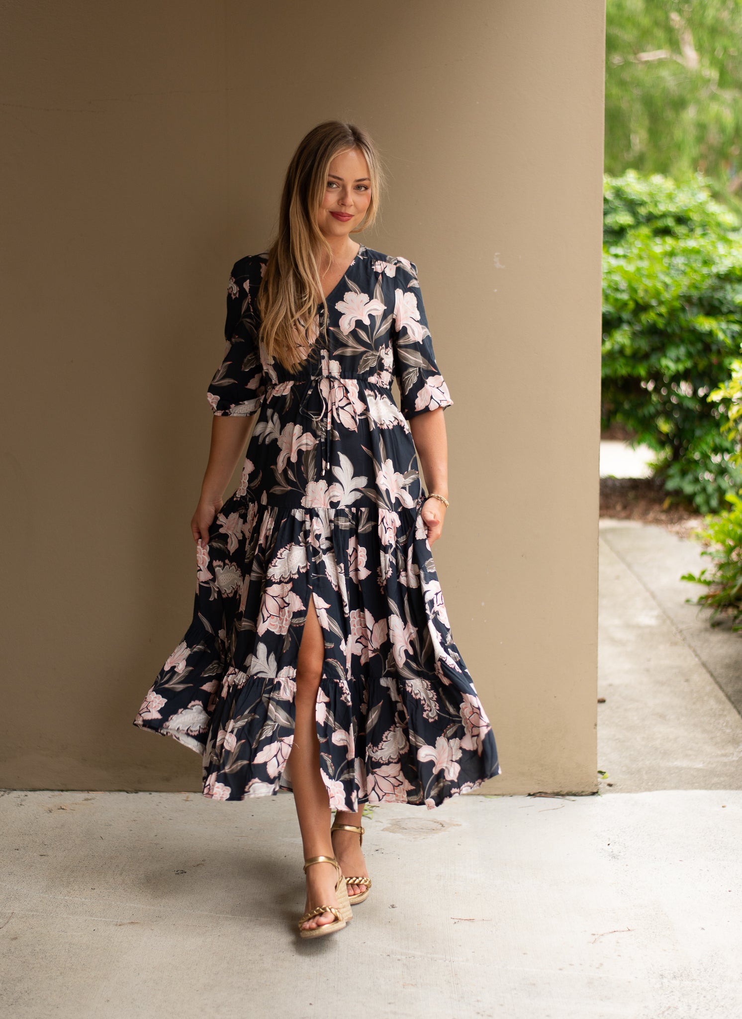 Venice Floral Maxi Dress