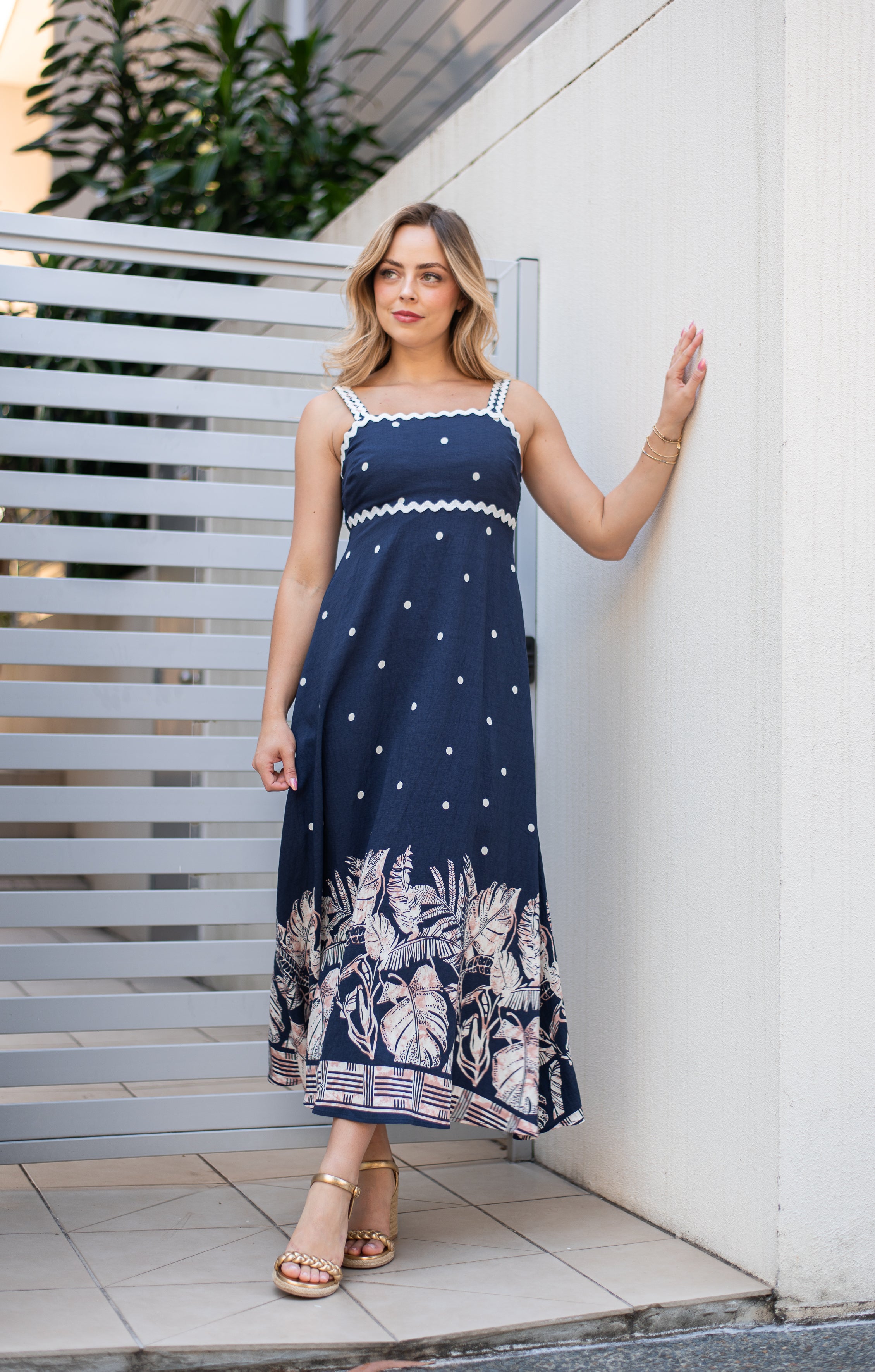 Shanna Maxi Dress Navy