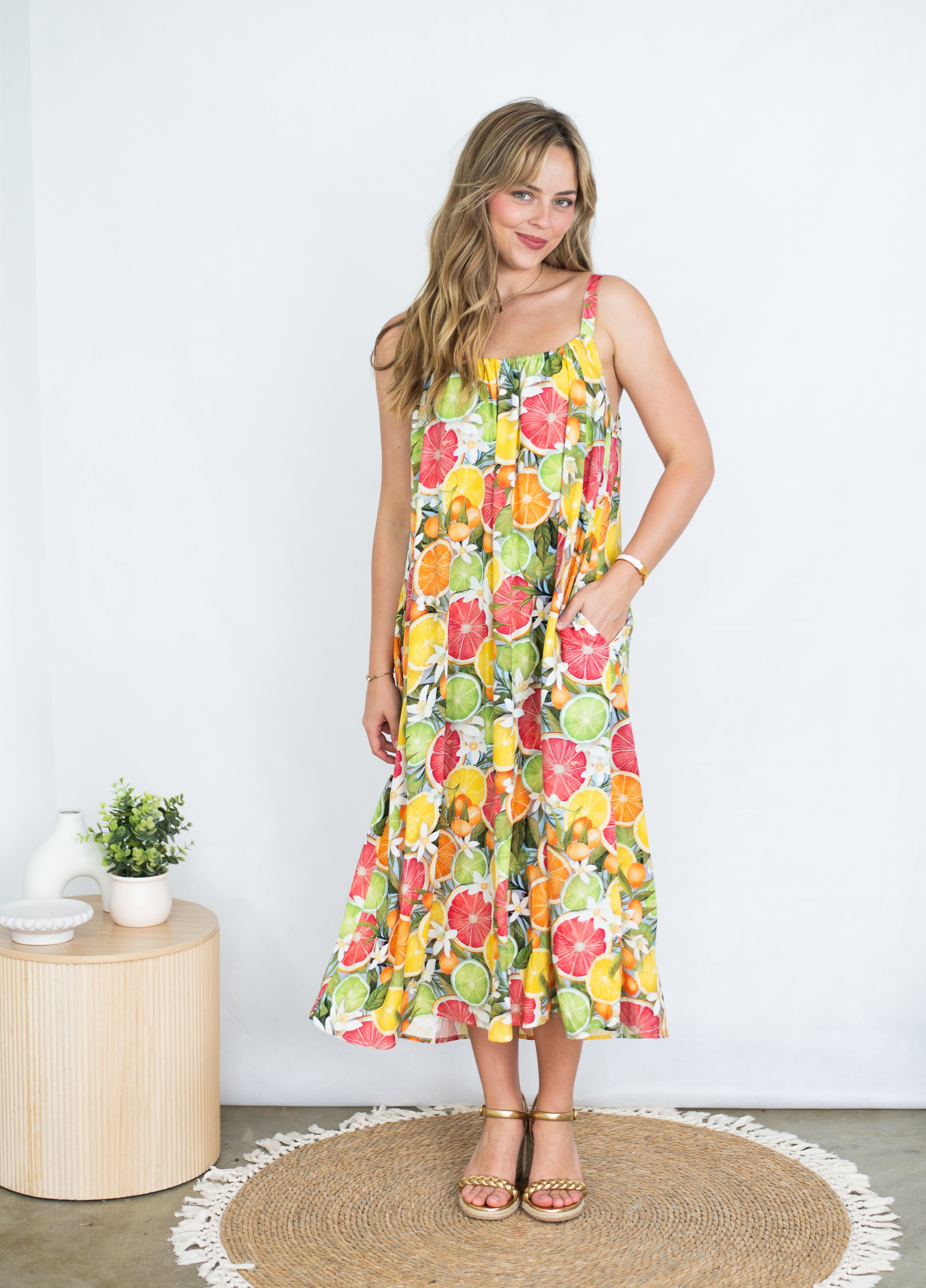 Citrus Punch Sun Dress