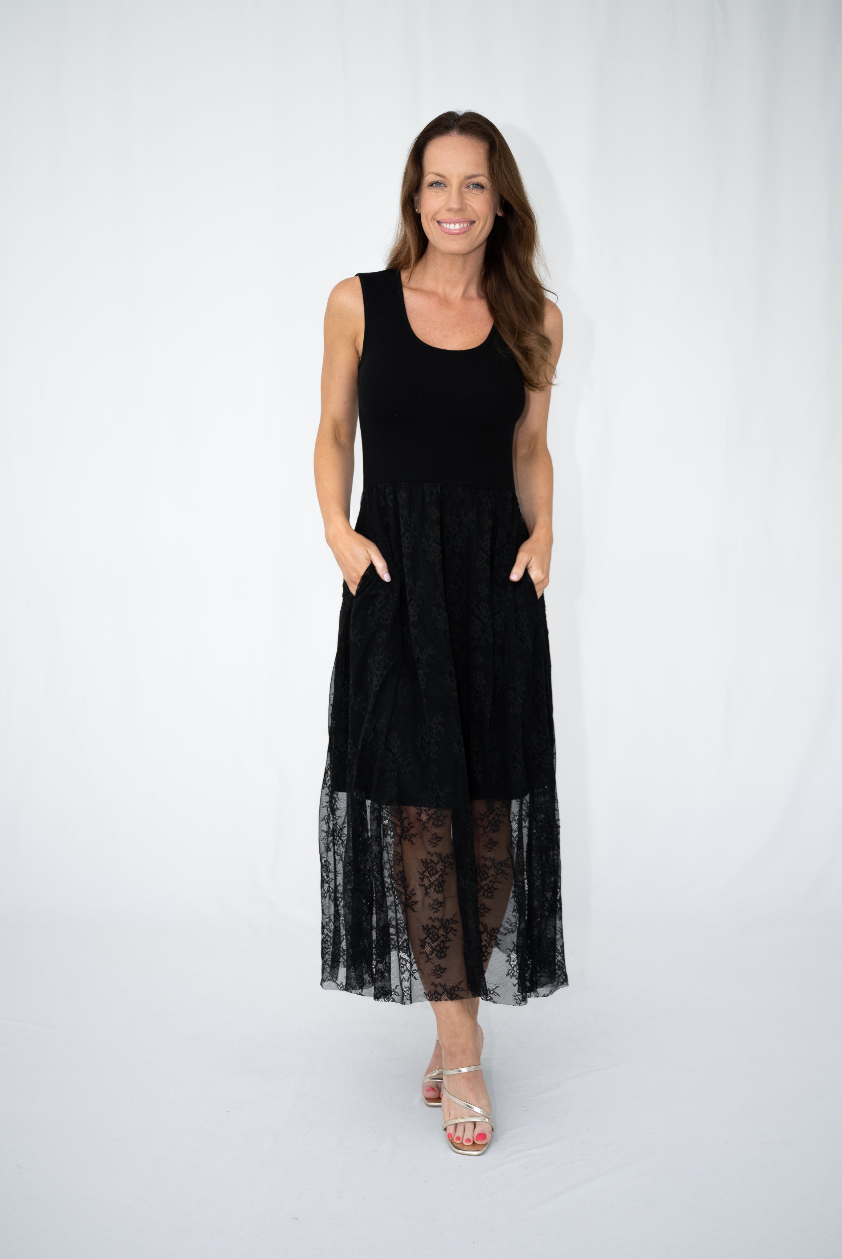 Lux Whisper Lace Dress