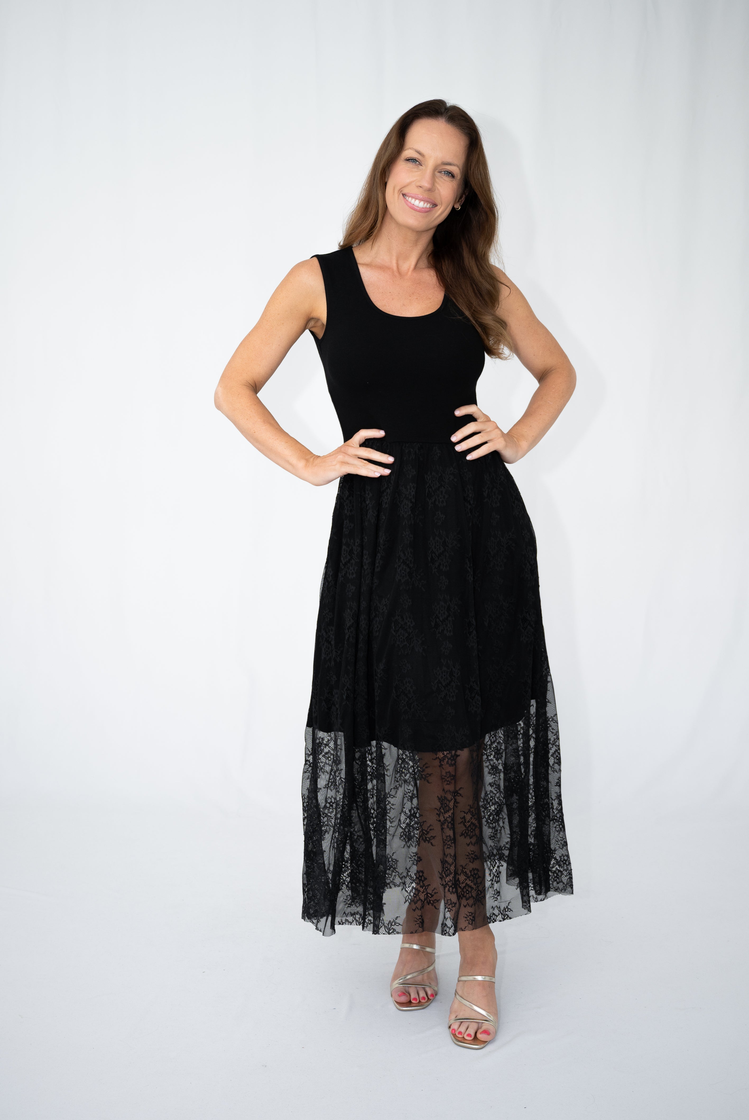 Lux Whisper Lace Dress