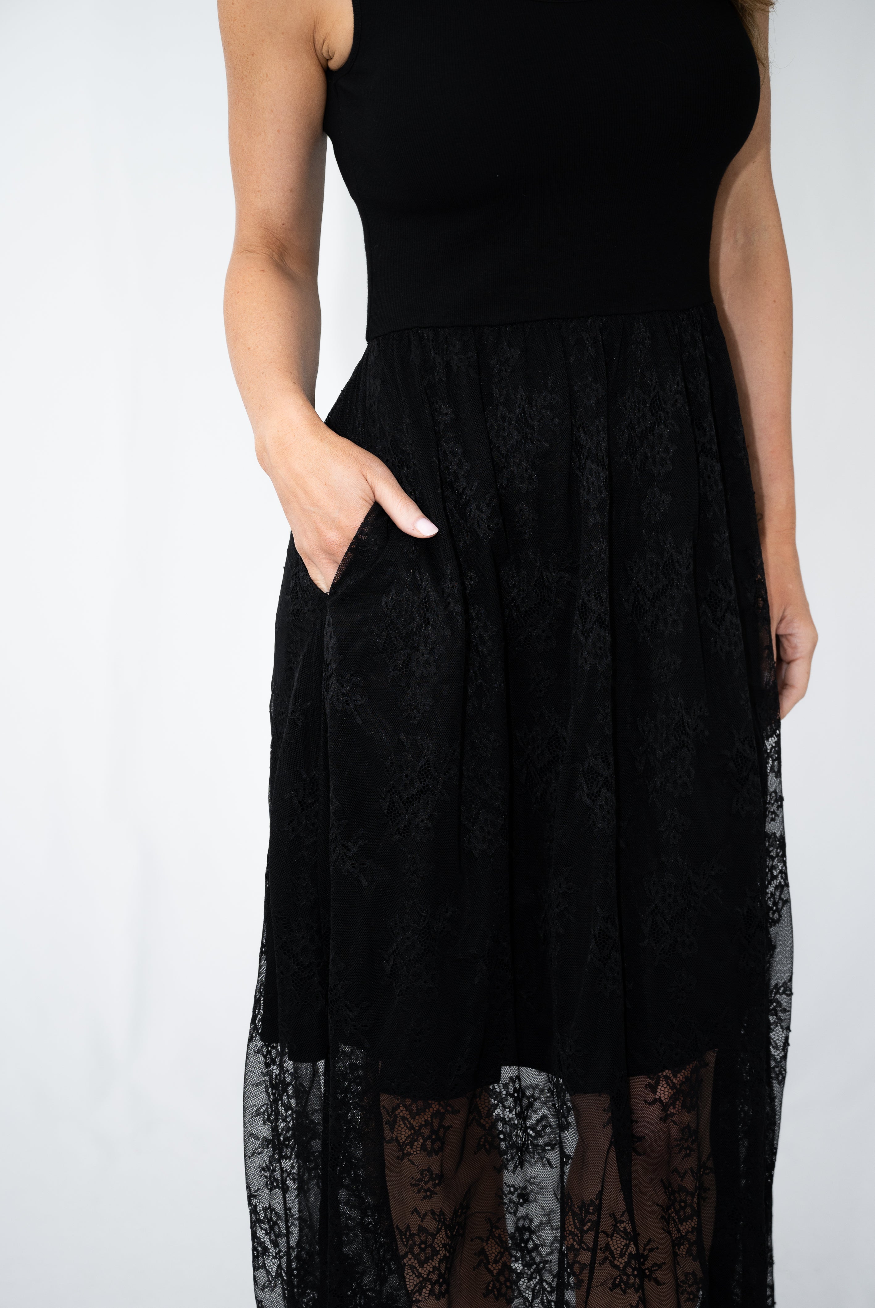 Lux Whisper Lace Dress