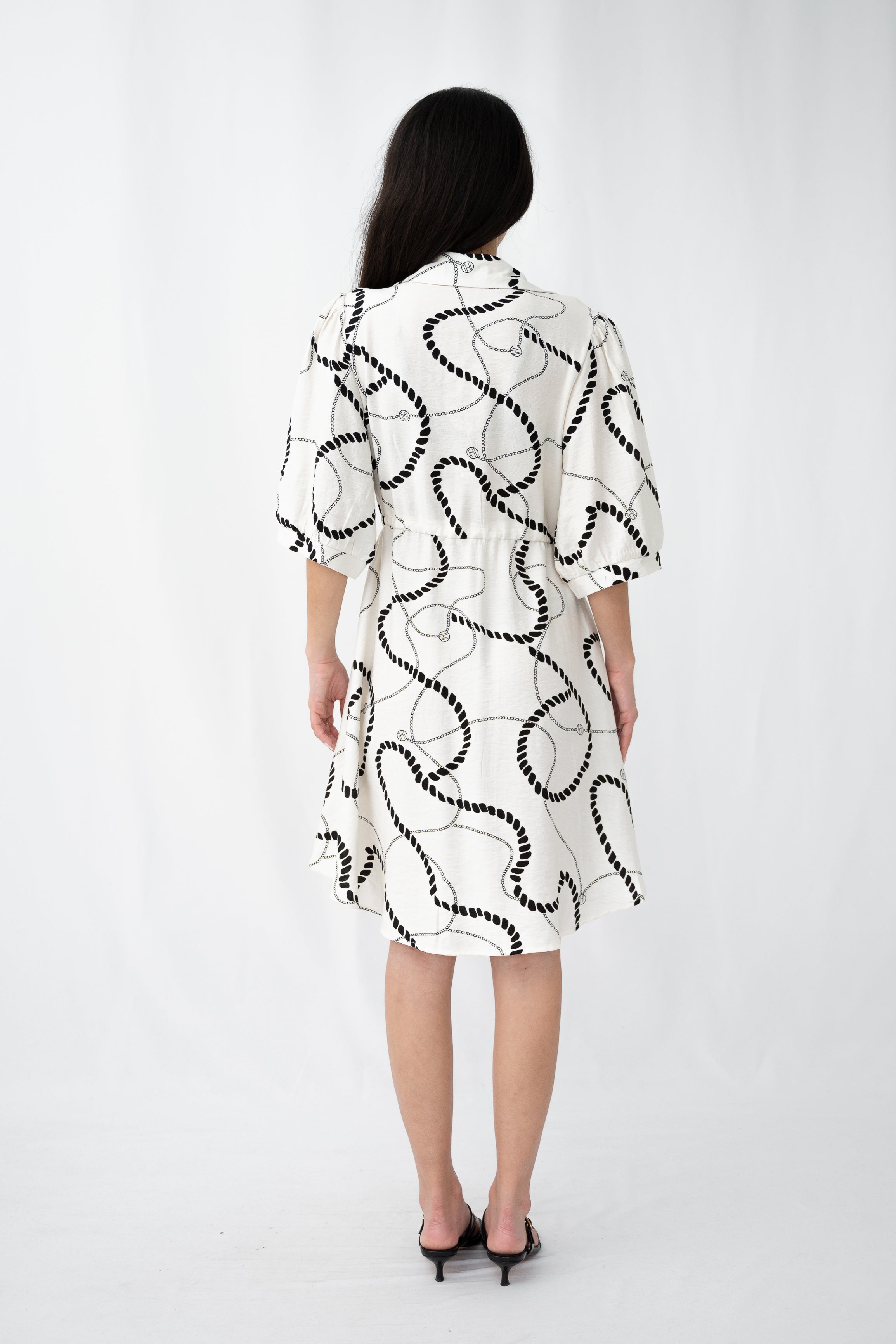 Chain Rope Shirt Dress