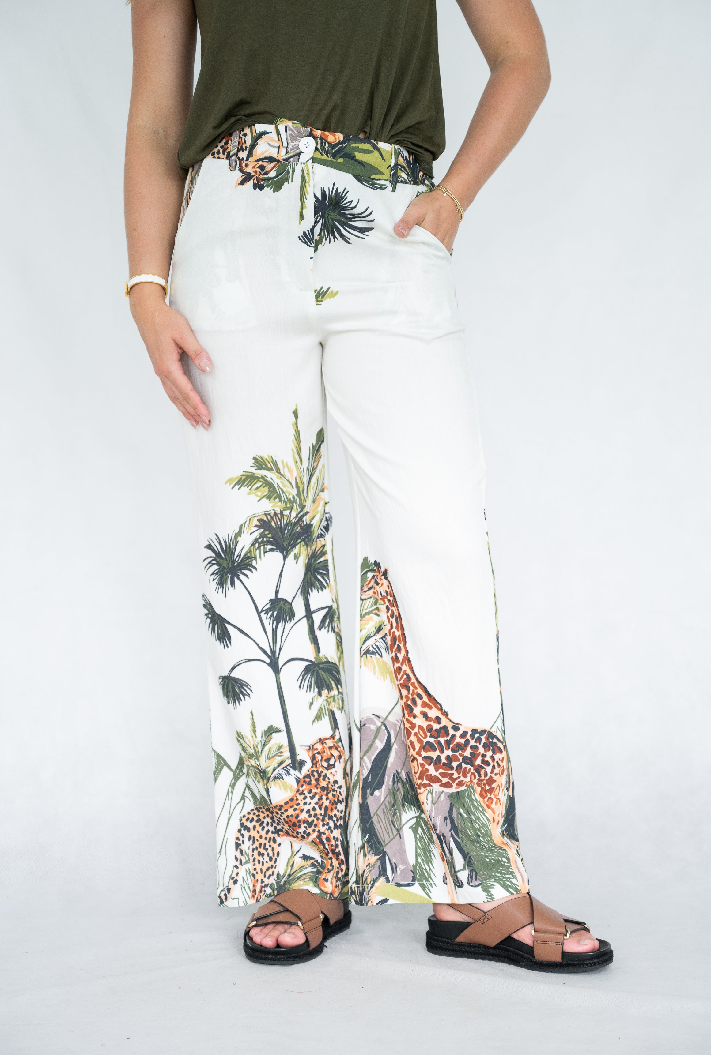 Jirafa Pant White