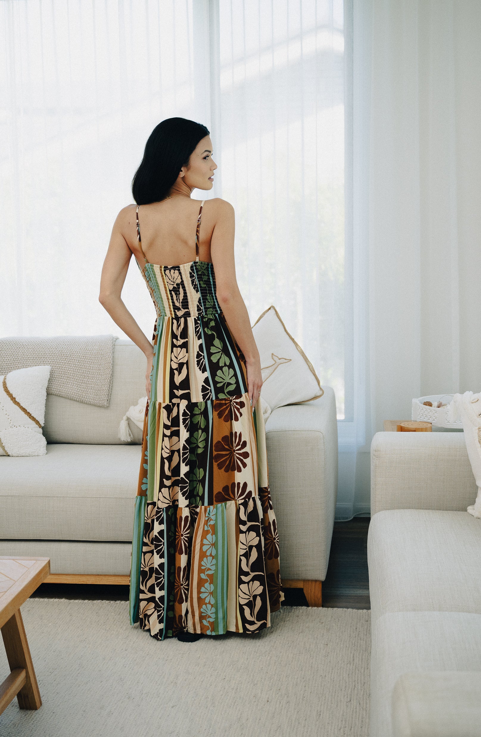 Cacao Mist Bambi Maxi Dress
