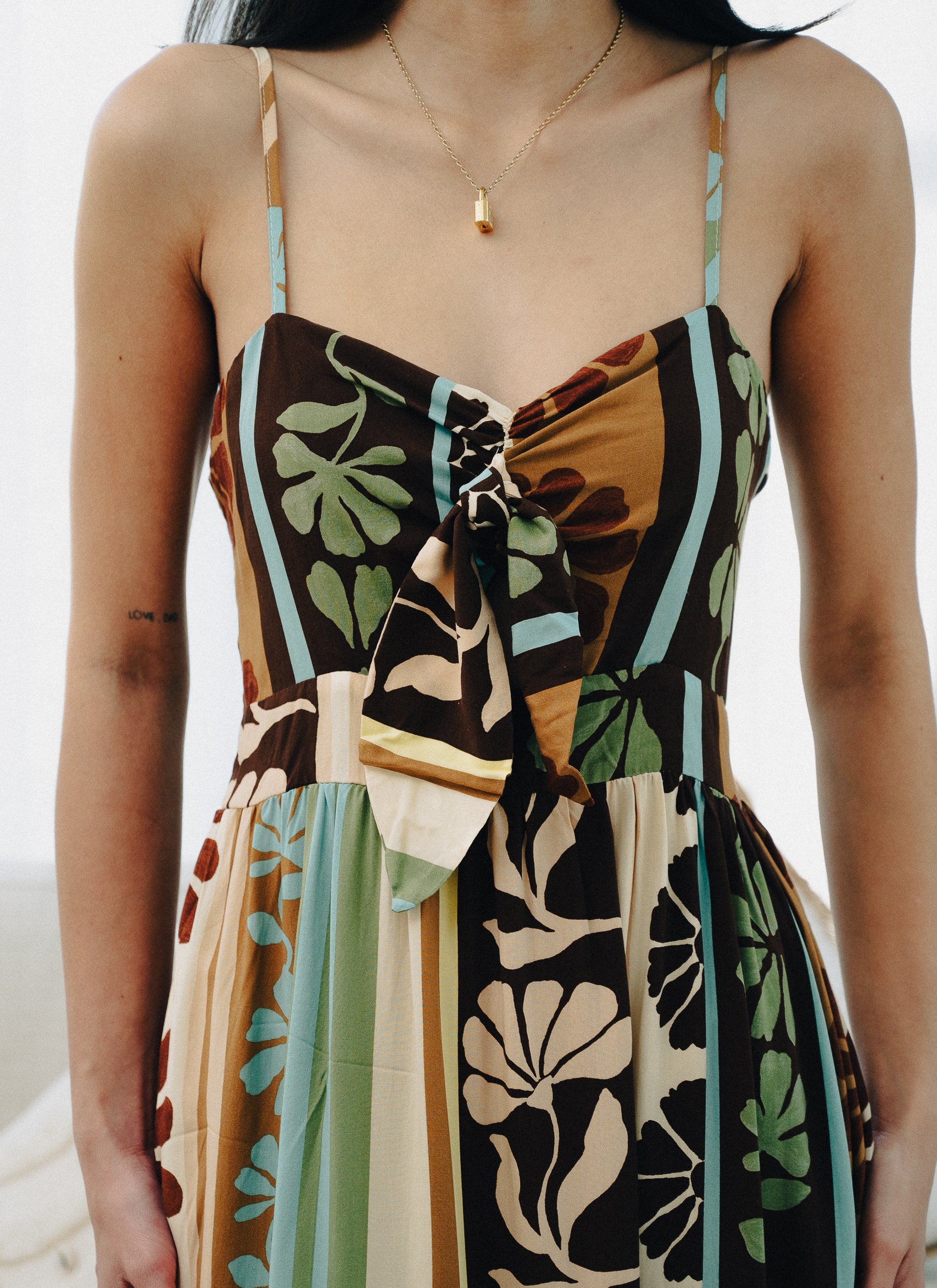Cacao Mist Bambi Maxi Dress