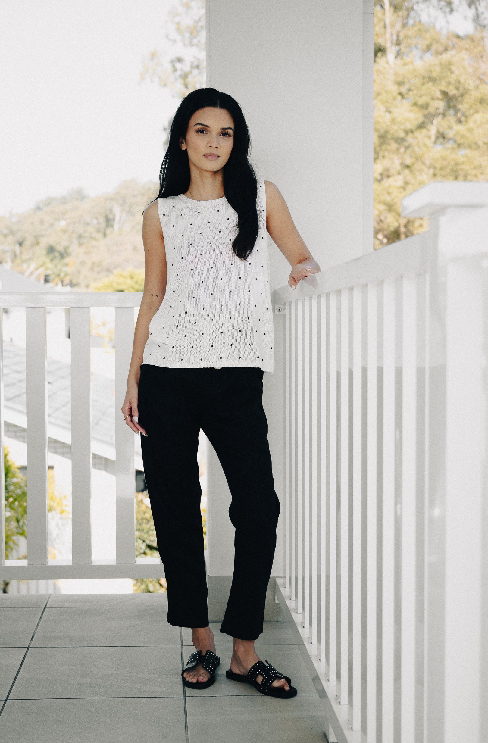 Polka Dot Tank by Little Lies