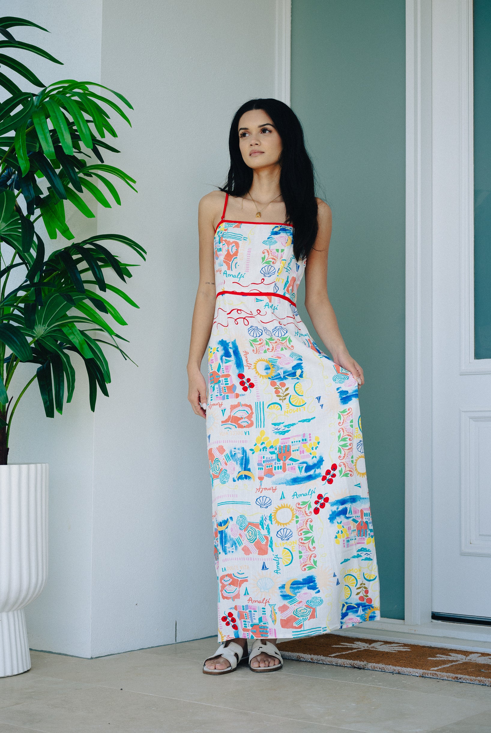 Italian Summer Maxi Dress