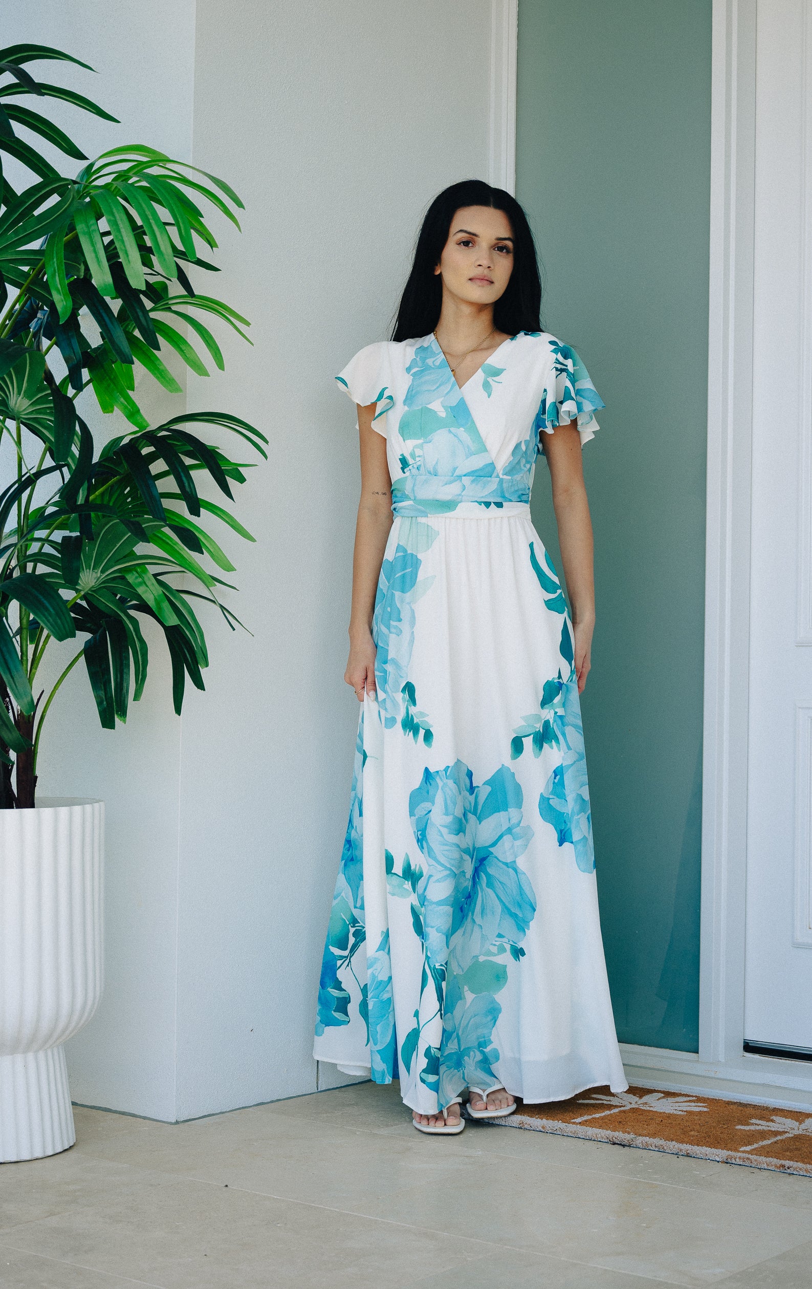 Loretta Maxi Dress Blue