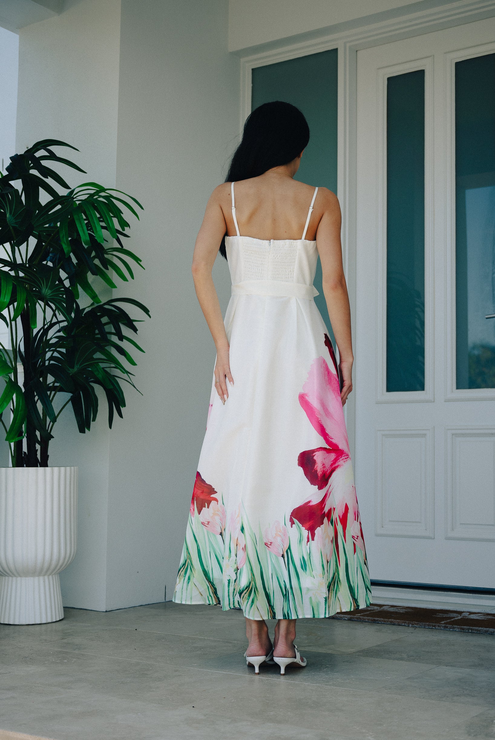 Hibiscus Midi Dress