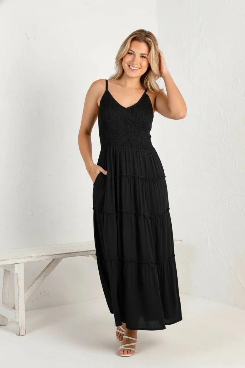 Traveller Maxi Dress Navy