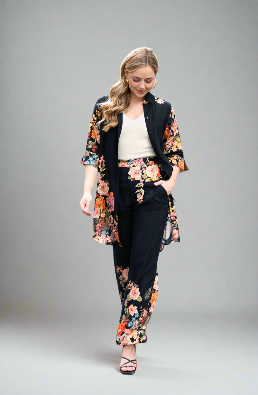 Flower Border Pant