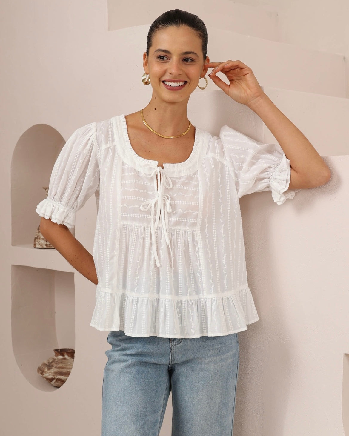 Zara Top White