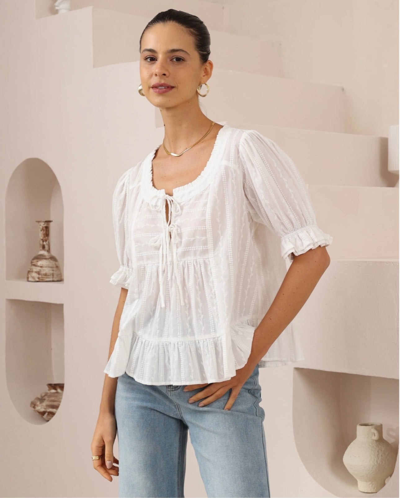 Zara Top White