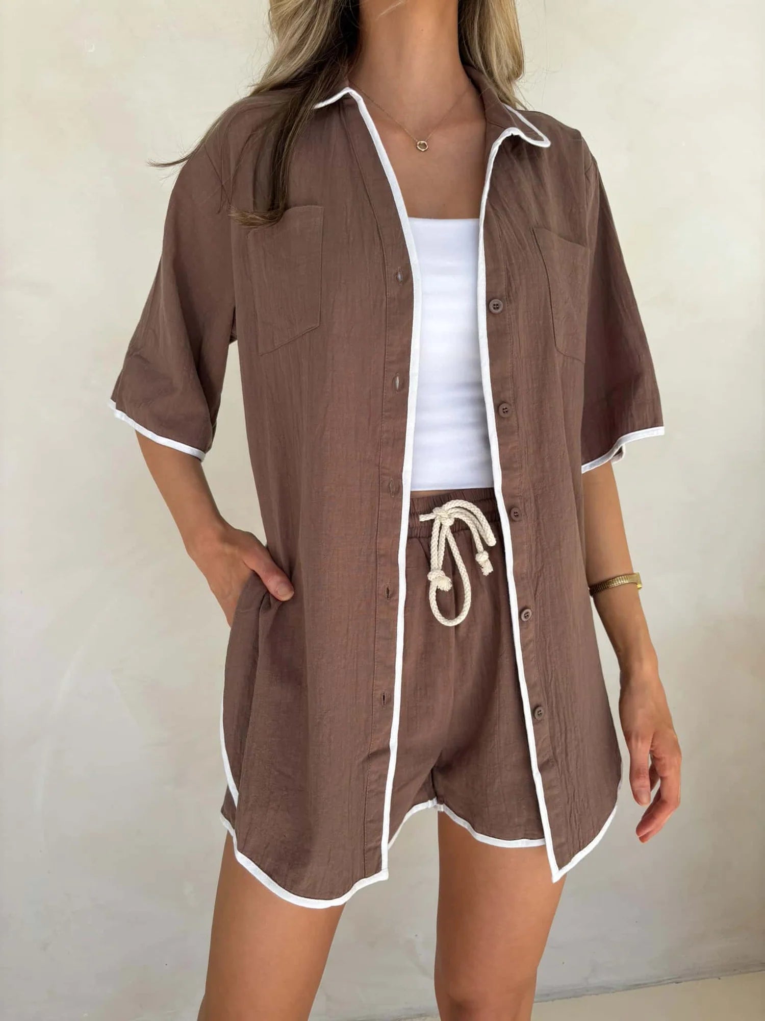 Aria 2 Piece Set Brown