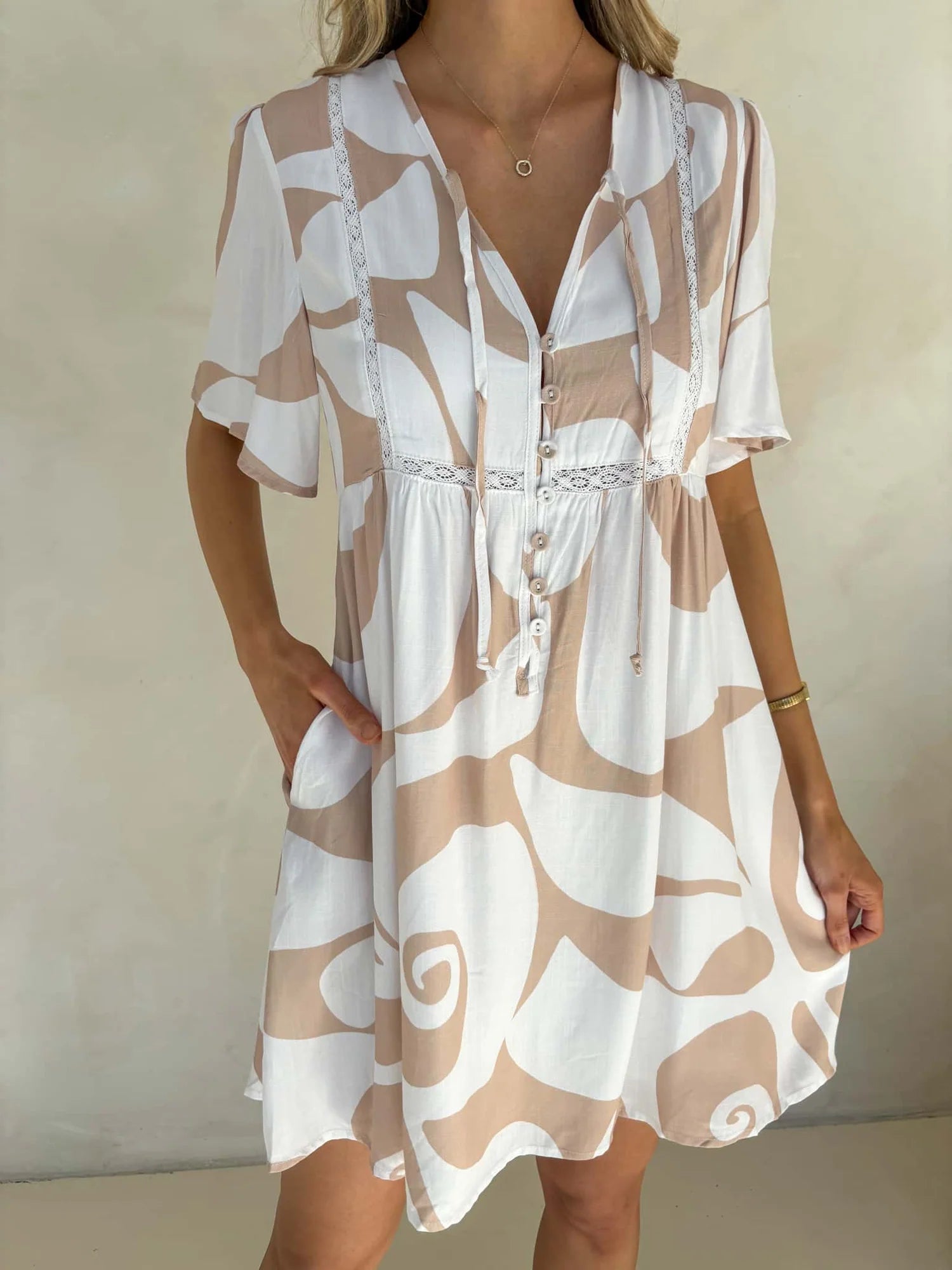 Sienna Whirl Short Dress