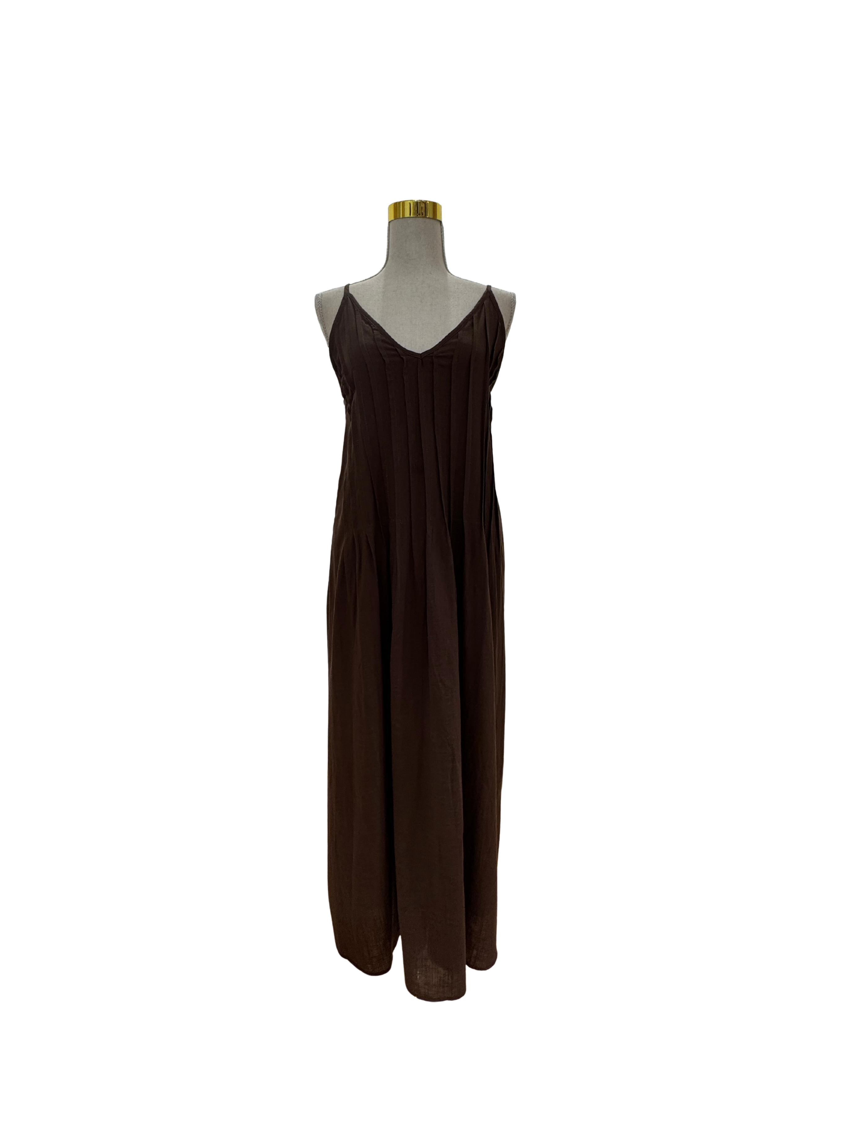 Pleated Maxi Dress