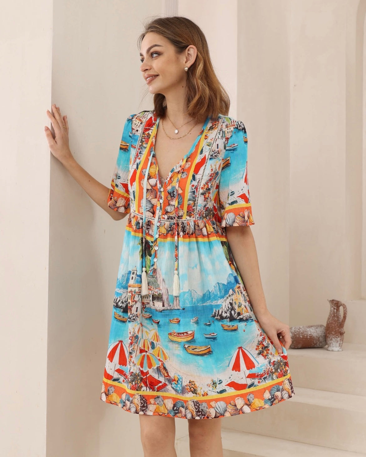 St Tropez Babydoll Dress