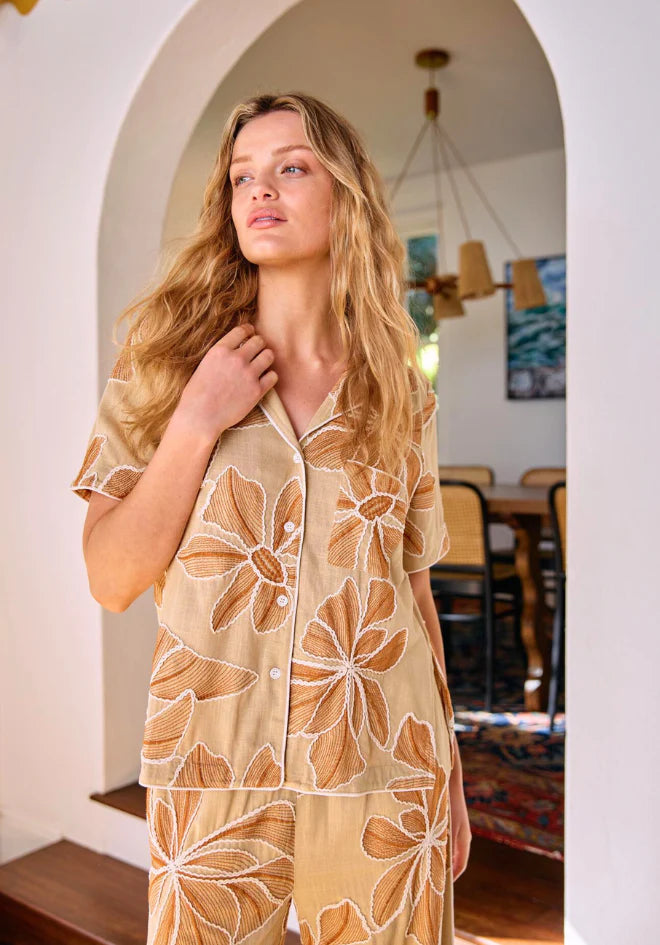 Floral Embroidered Shirt by Little Lies