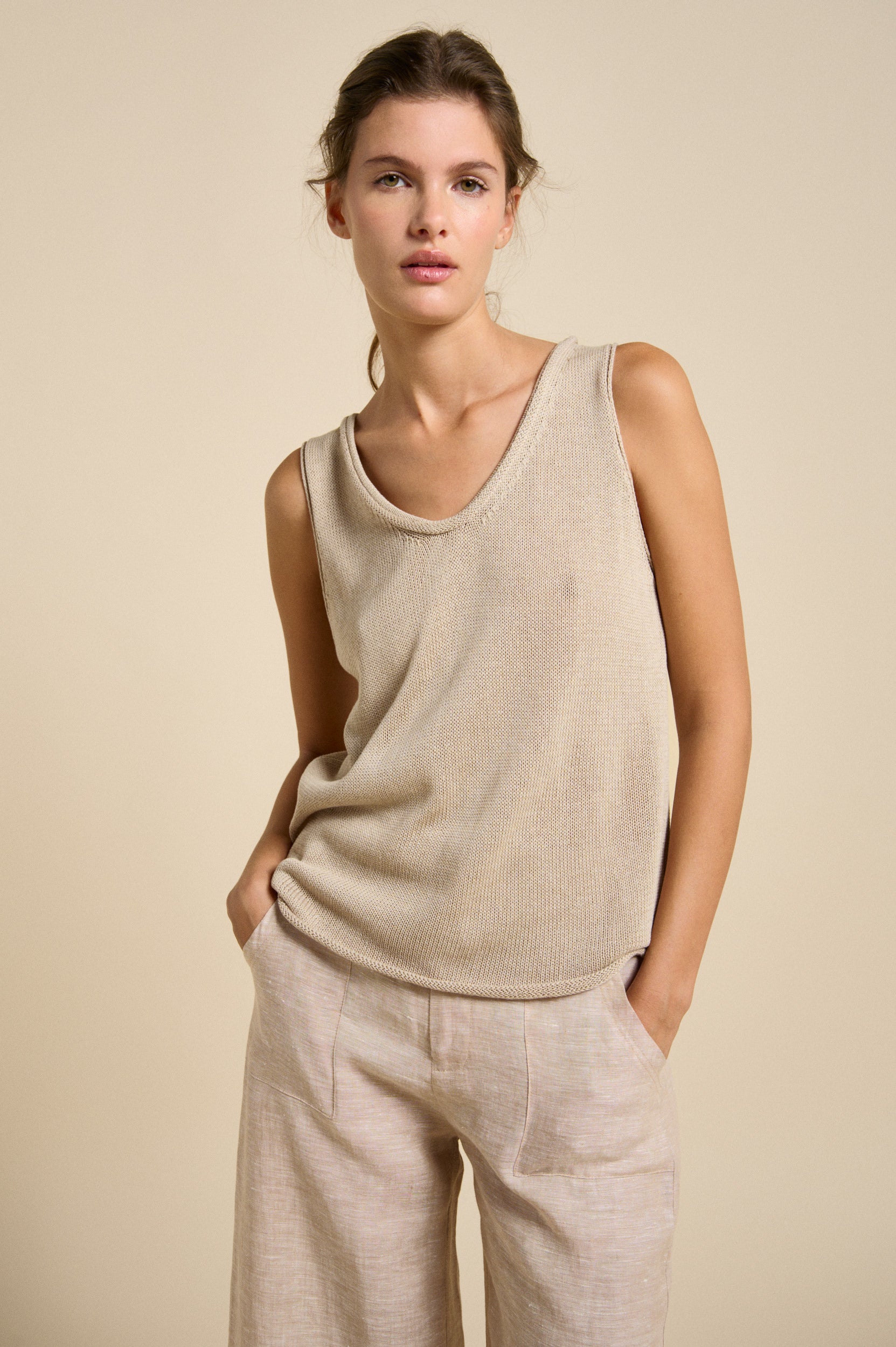 Scoop Neck Spring Tank