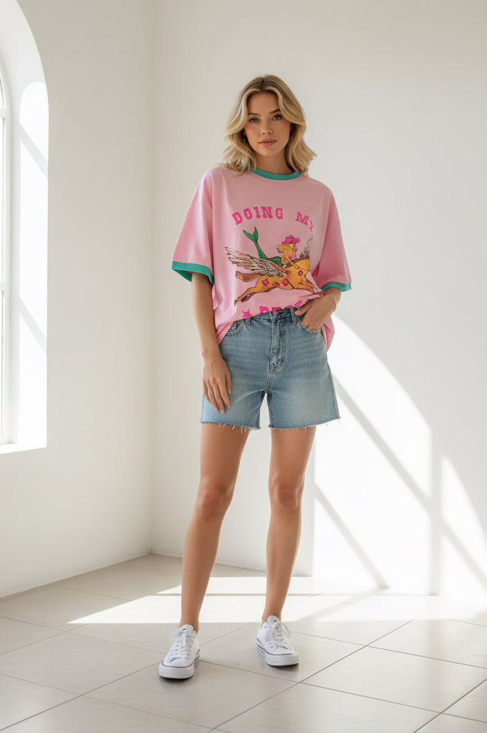 Doing My Best Tee By Frankie Pink