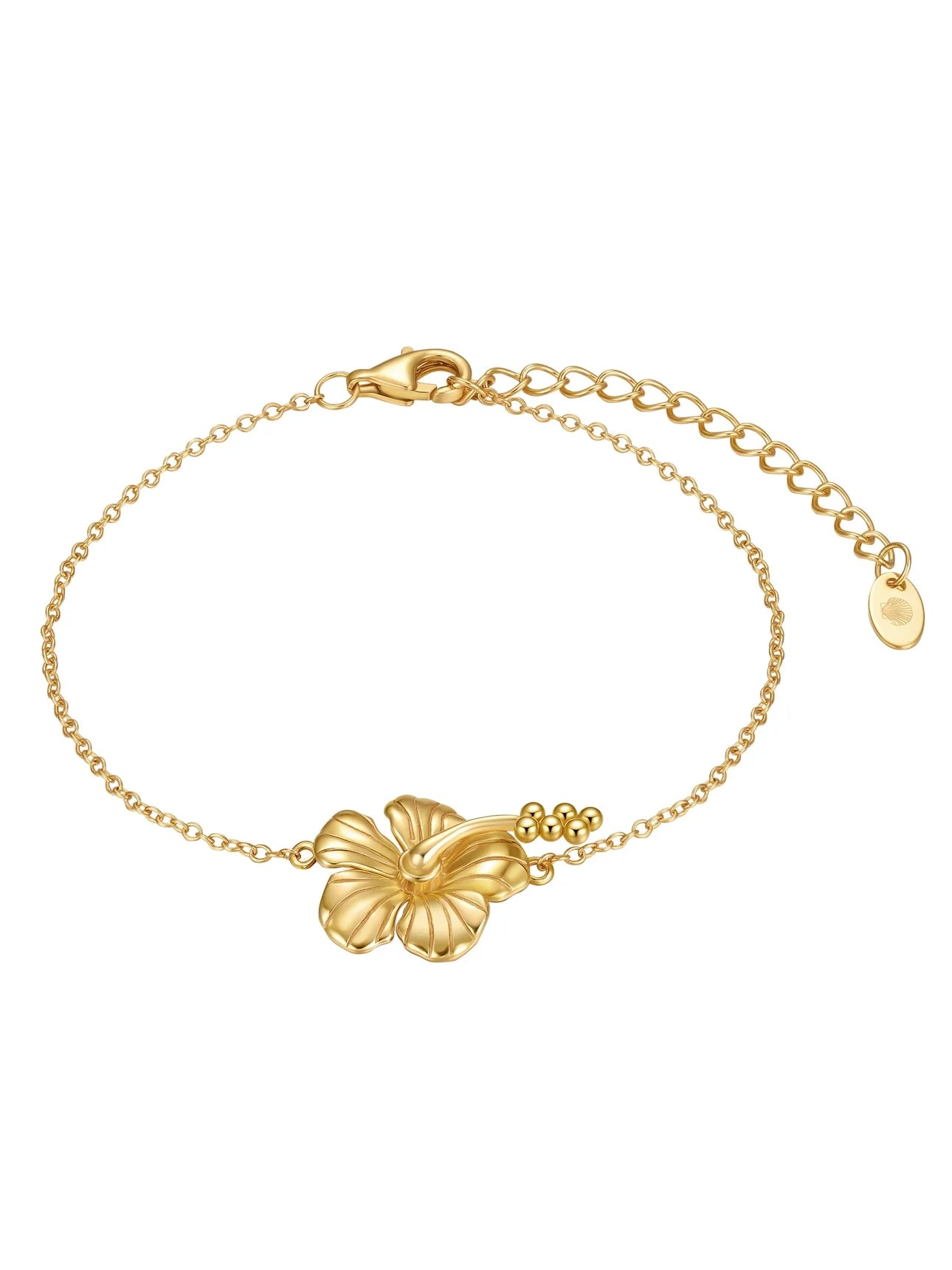 Hibiscus Bracelet 18K Gold Vermeil