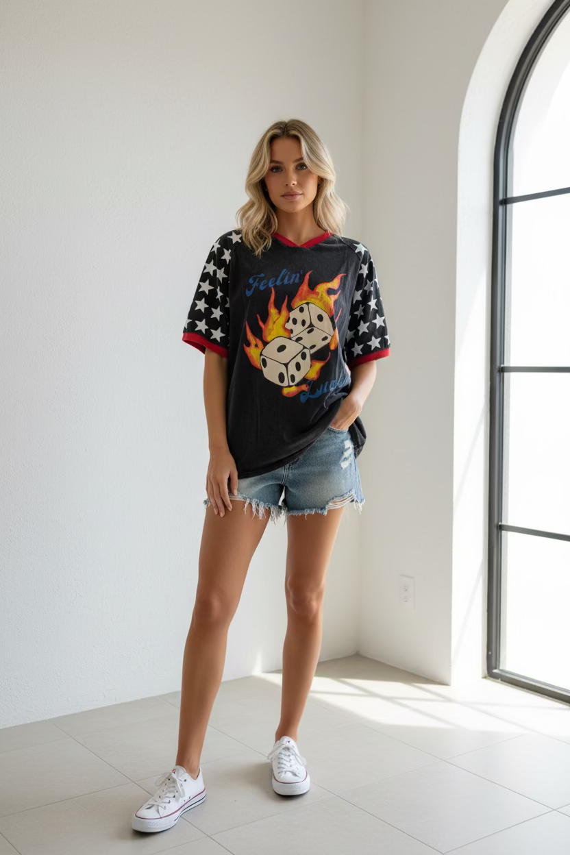 Feelin' Lucky By Frankie Tee Black