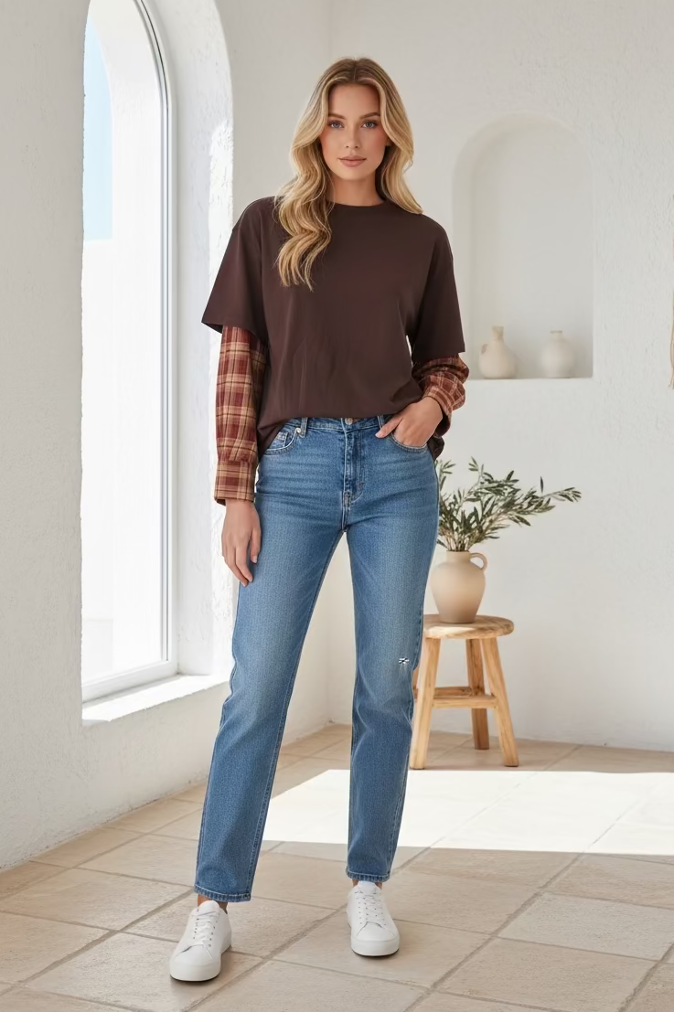 Chocolate Shirt Sleeve Tee By Frankie