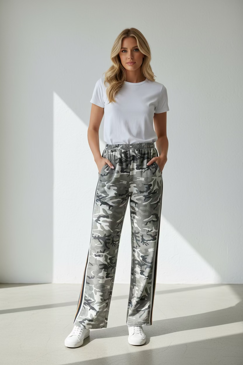 Light Camo Stripe Racer Pant