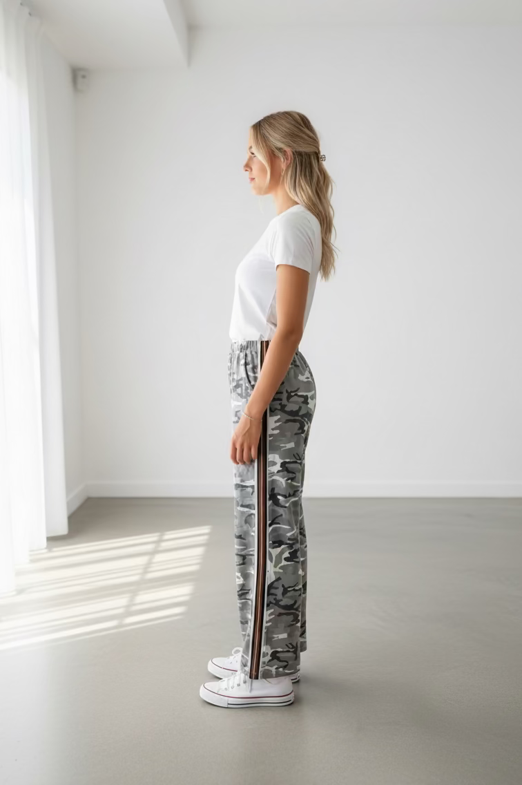 Light Camo Stripe Racer Pant