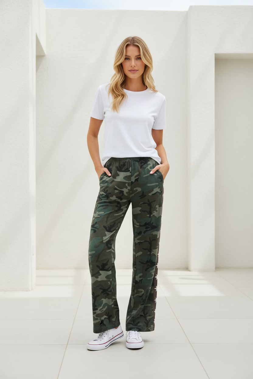 Dark Camo Star Racer Pant