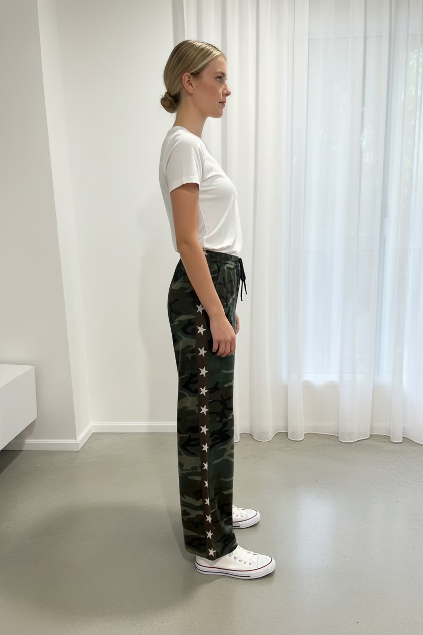 Dark Camo Star Racer Pant