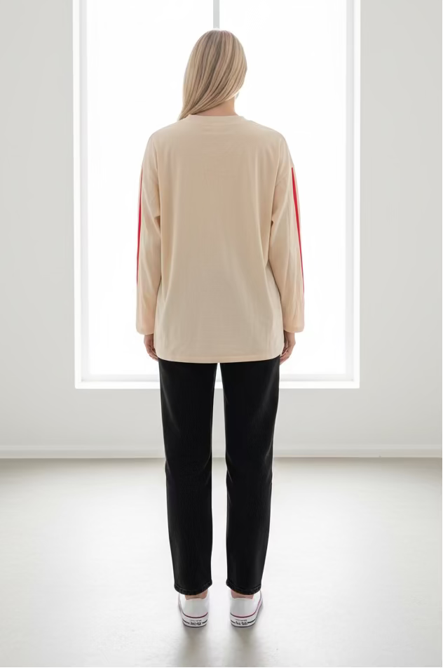 Howdy Beige Tee