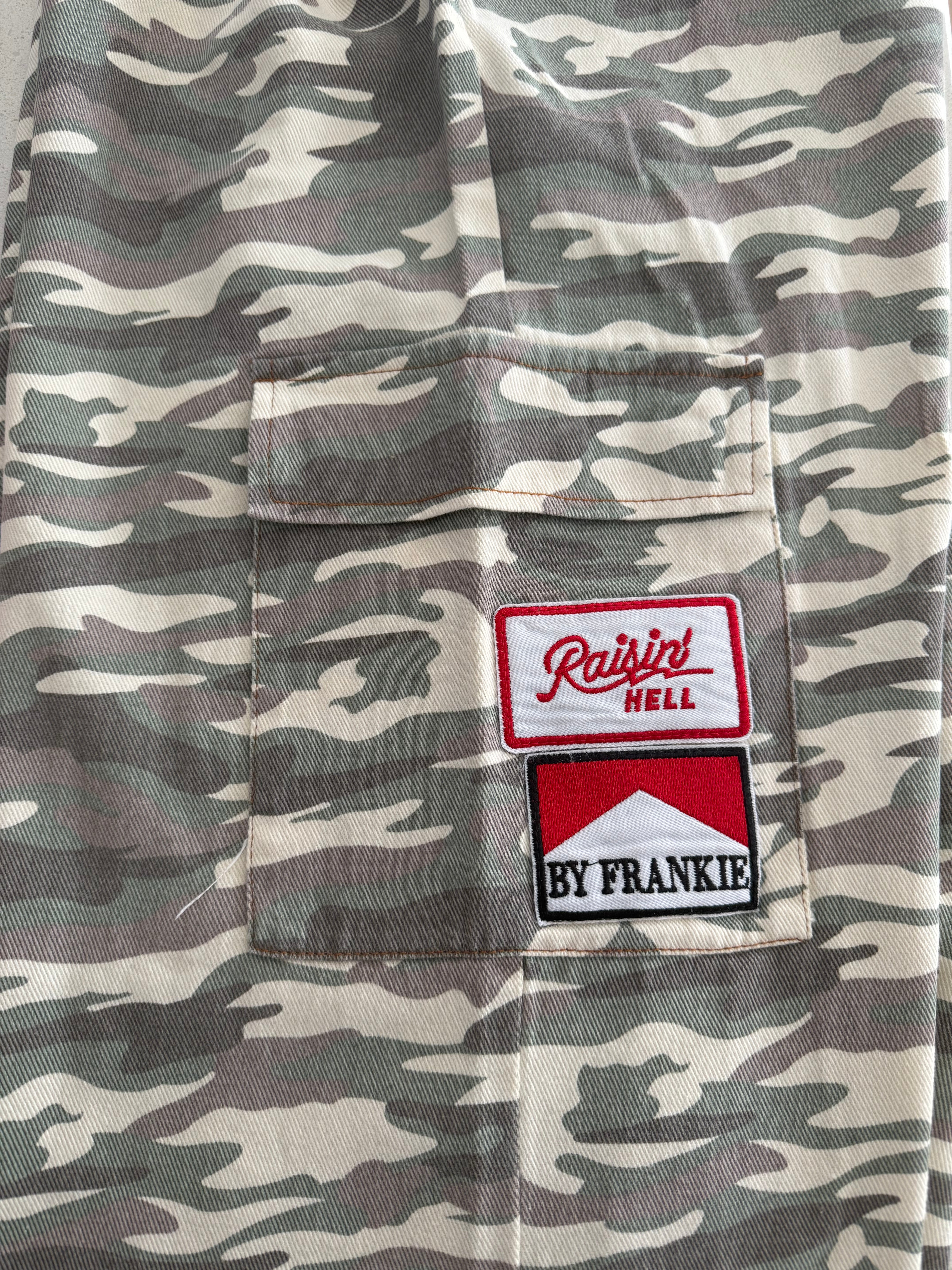 Light Camo Cargo Pant & Patches
