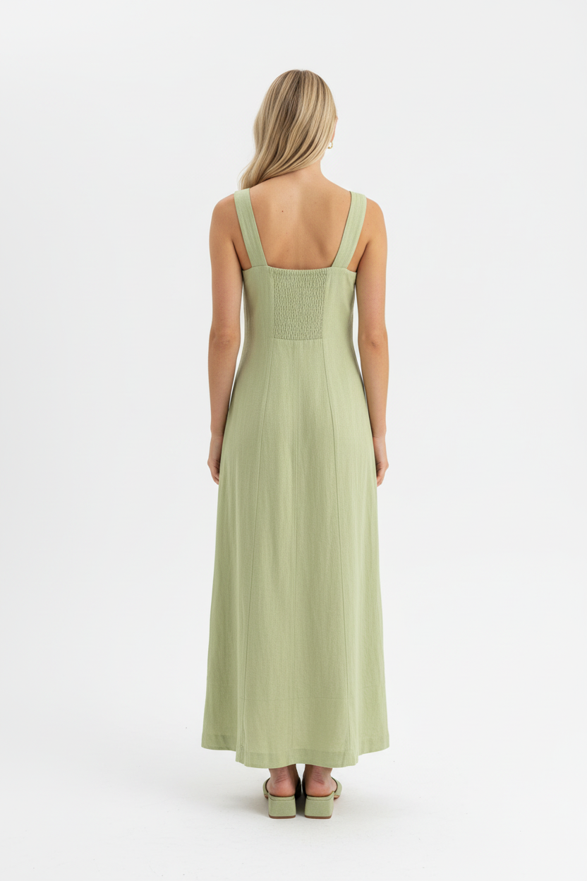 Zoey Full Length Dress Pistachio