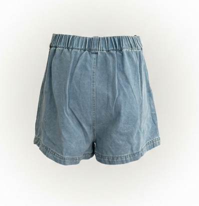 Rhianna Denim Shirt & Short Set Light