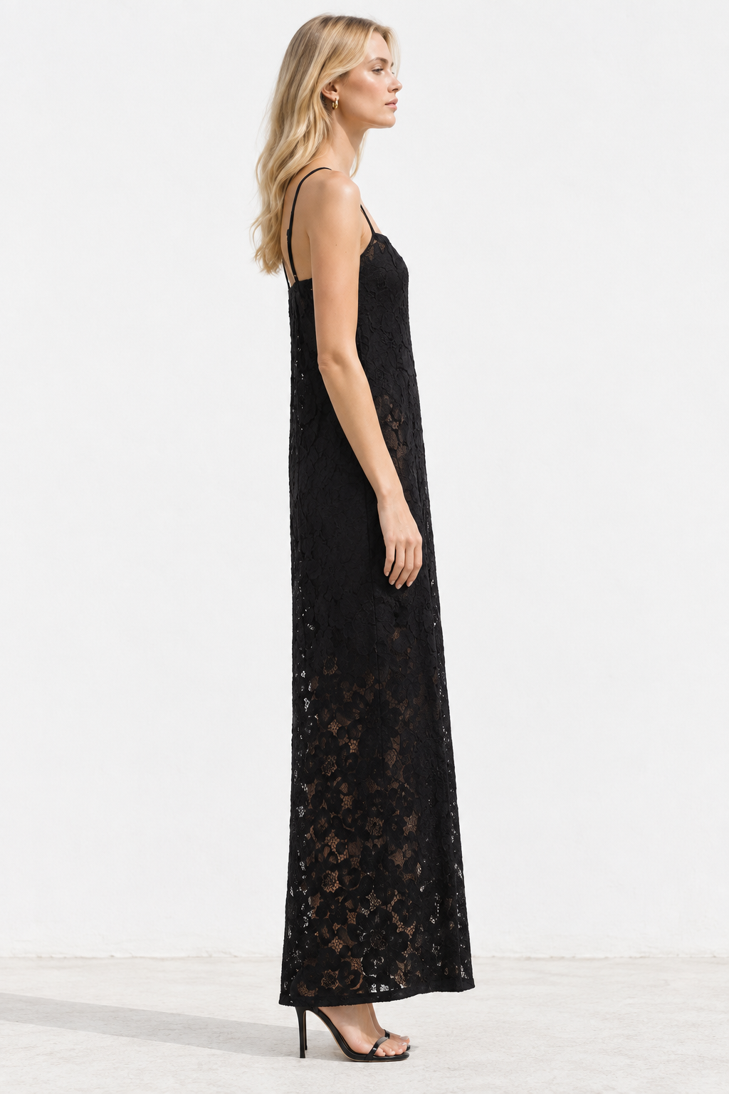 Sharni Lace Maxi Black